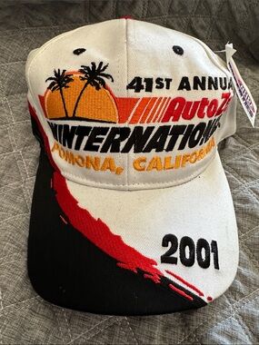 41st Annual International Pomona California 2001 White & Black Cap